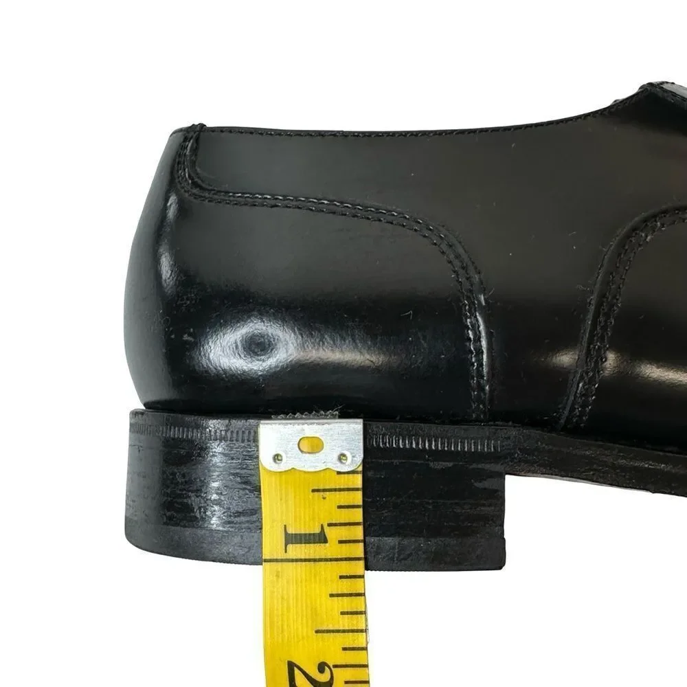 FLORSHEIM Men's Black Patent Lexington Cap Toe Oxford Size 9 D